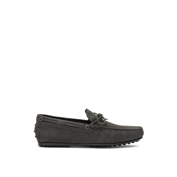 Tod's Nubuck leather loafer in gray