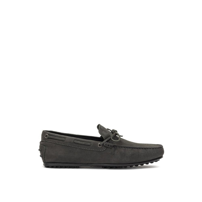 Tod's Nubuck leather loafer in gray