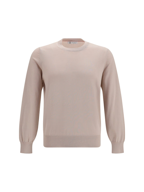 Brunello Cucinelli 100% Cotton sweater in beige