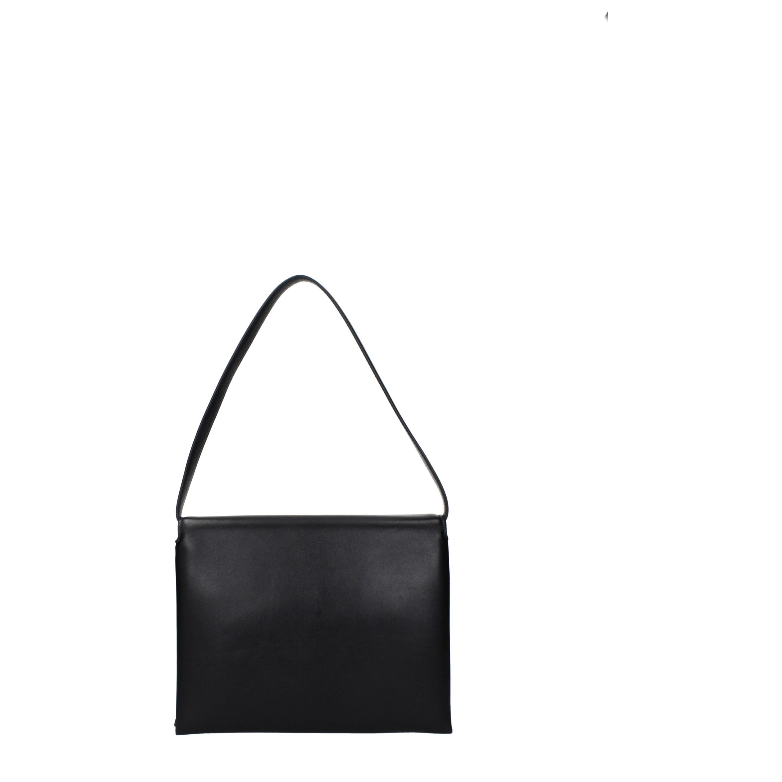 Jil Sander Leather shoulder bag in black — view 3