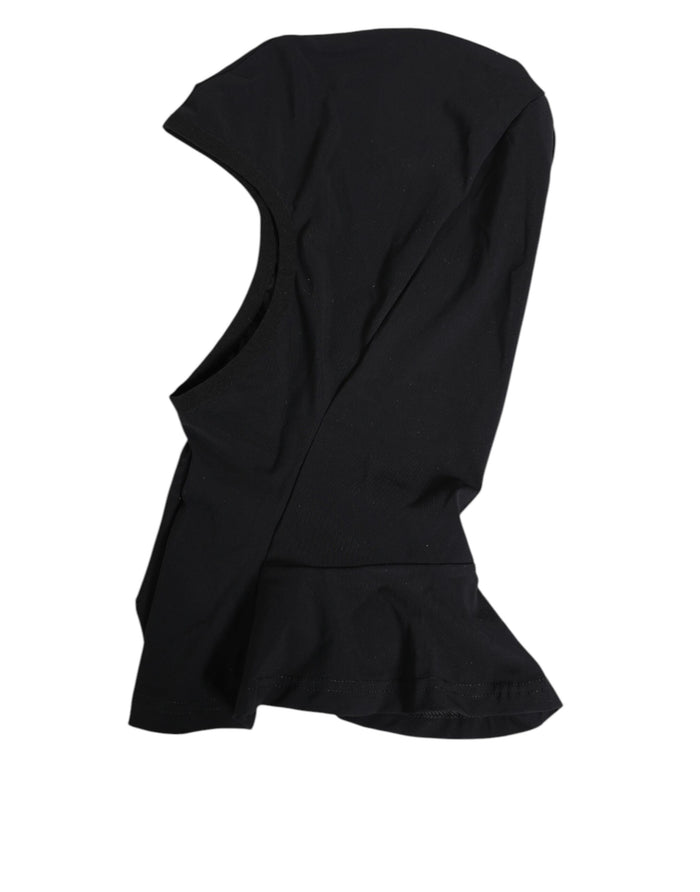 Dolce & Gabbana HAT9860 72% Nylon balaclava in black — view 2