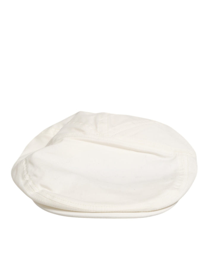 Dolce & Gabbana HAT9861 97% Cotton flat cap in white