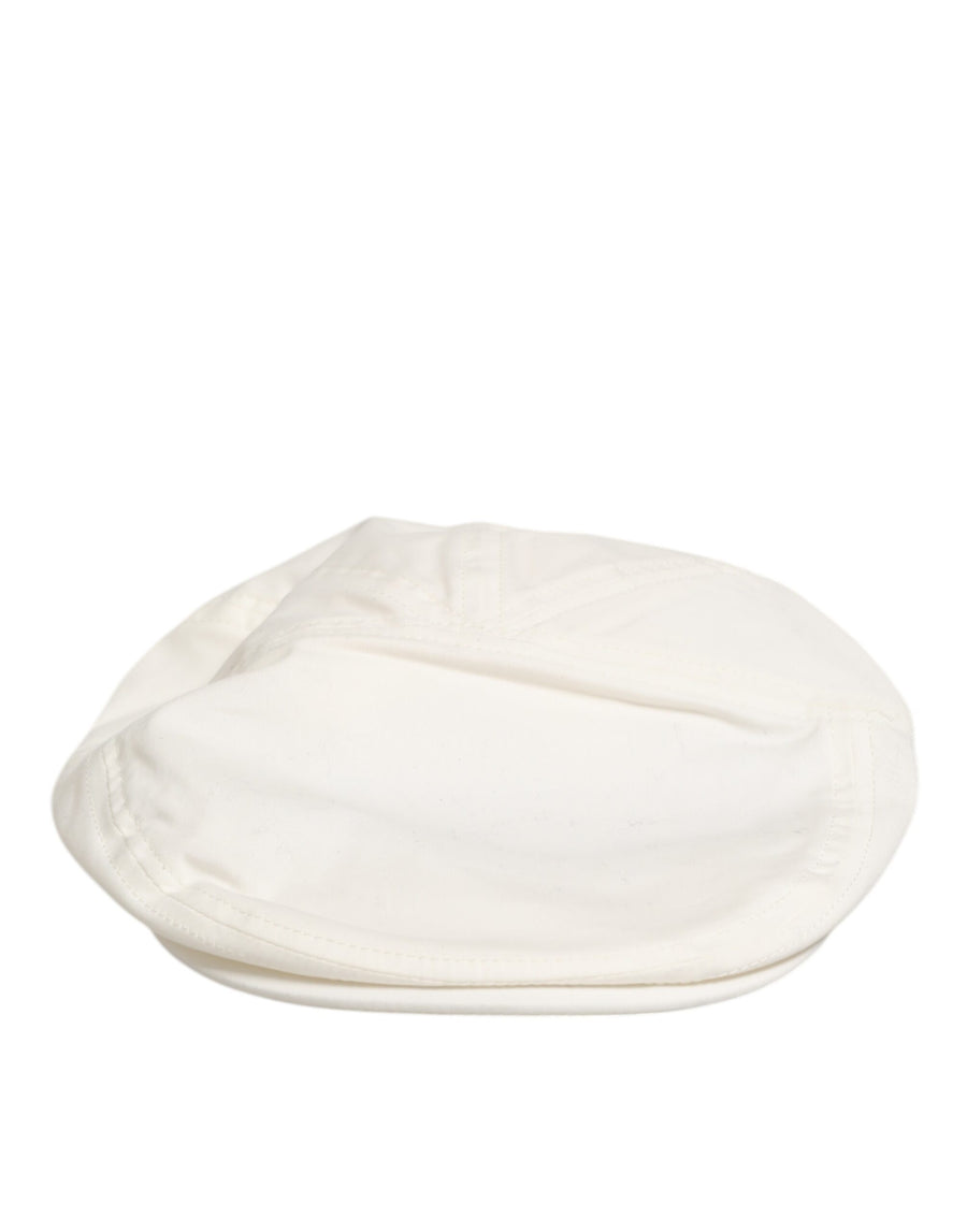 Dolce & Gabbana HAT9861 97% Cotton flat cap in white