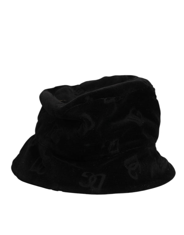 Dolce & Gabbana HAT9907 100% Cotton (exterior) bucket hat in black