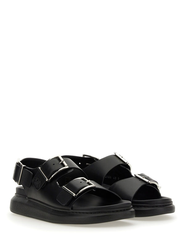 Leather Sandal Black Calf
