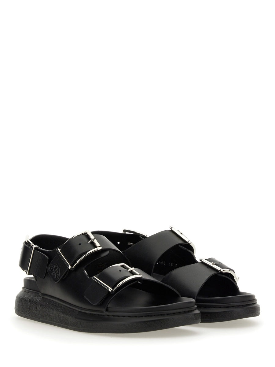 Leather Sandal Black Calf