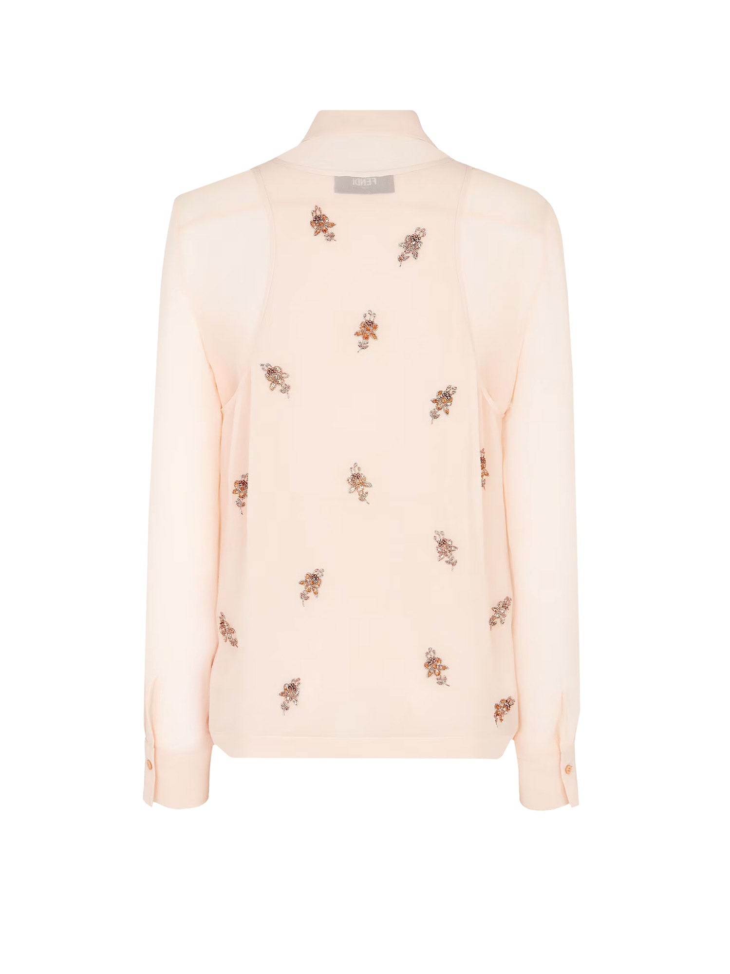 Fendi T-shirts and Polos Peach Sorbet Seta