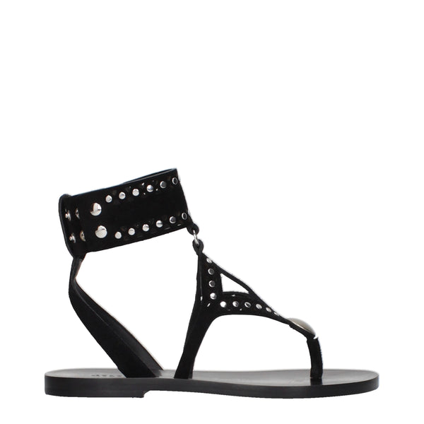 Isabel Marant Suede sandal in black