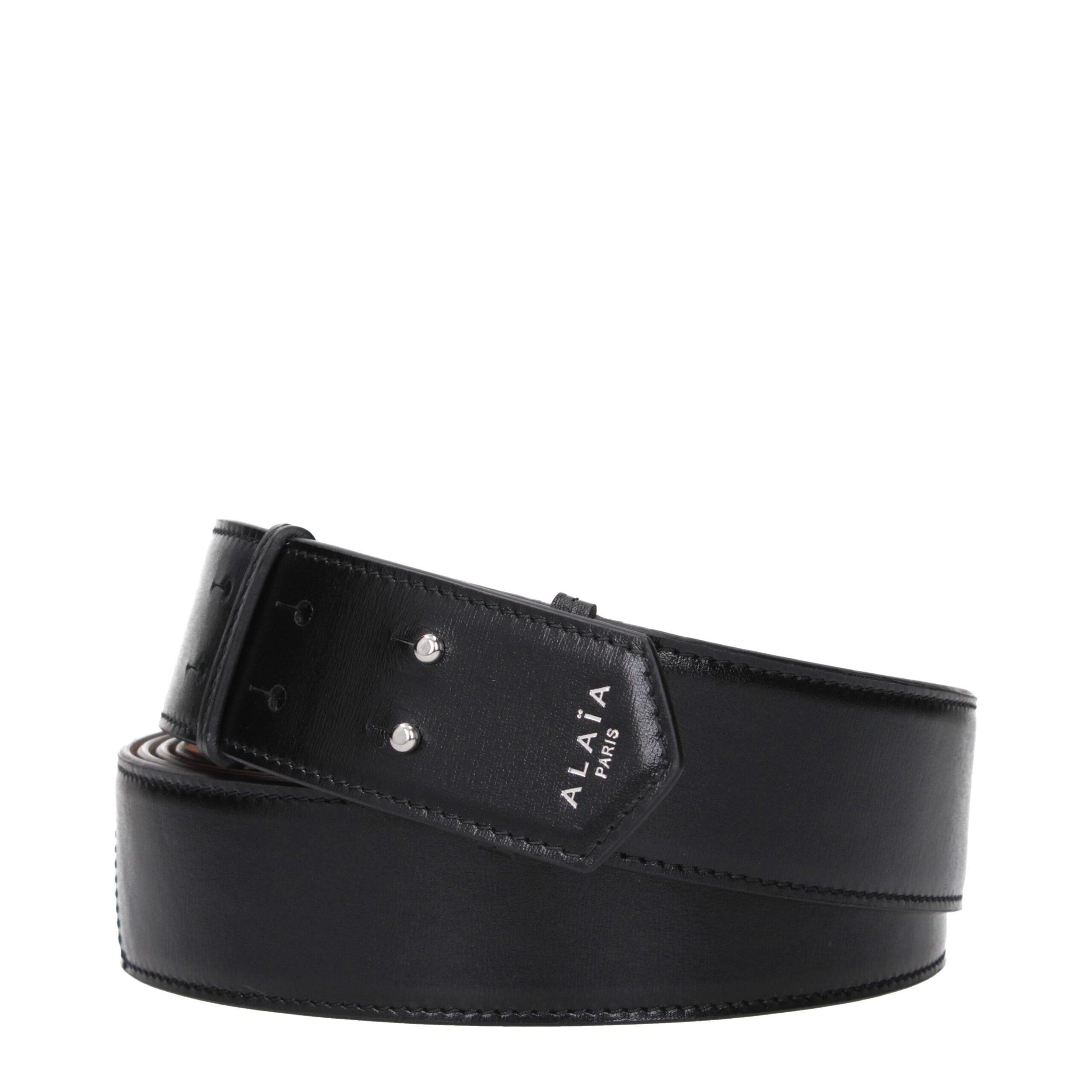 AlaïA Leather belt in black