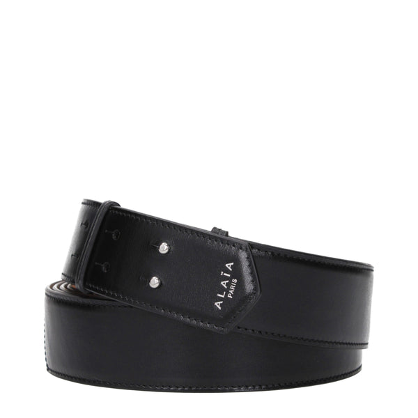 AlaïA Leather belt in black
