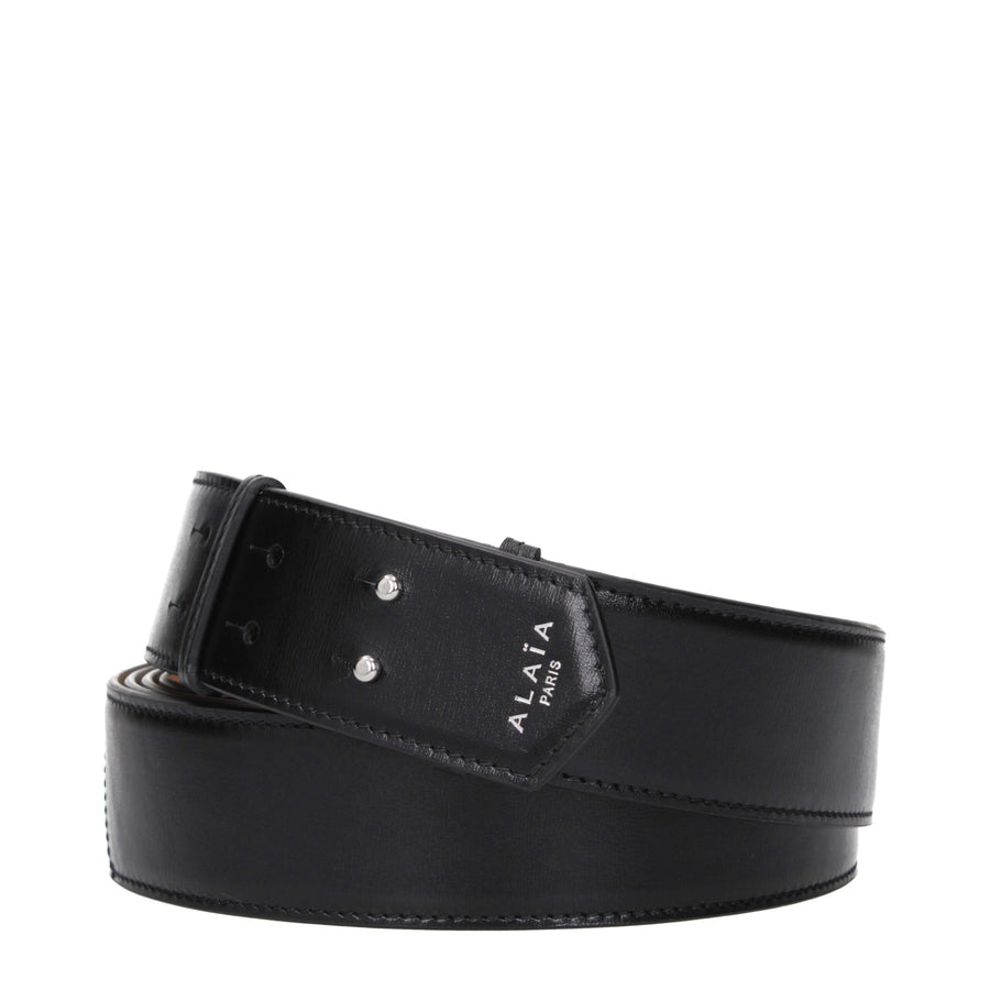 AlaïA Leather belt in black