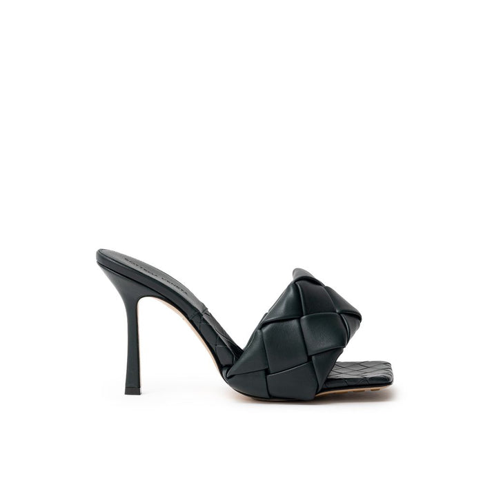 Bottega Veneta 100% Leather mule in green