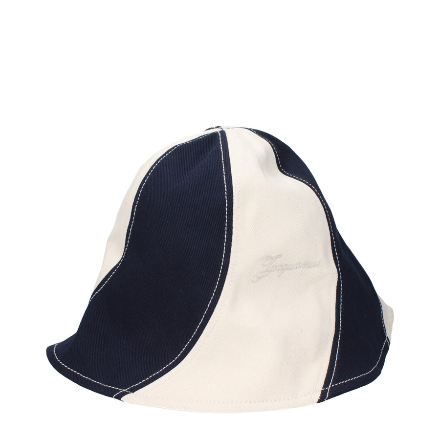 Jacquemus JA15297568080137BT Cotton bucket hat in navy