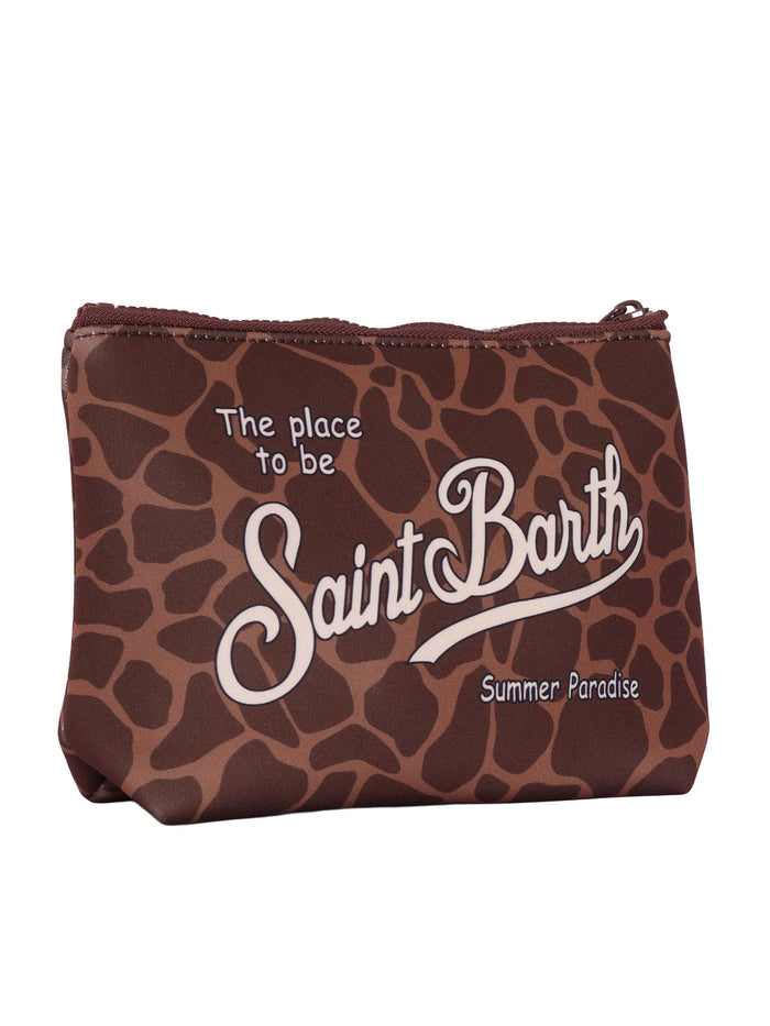 Aline-Giraffe Skin 18 Brown Sbr Polyester Handbag