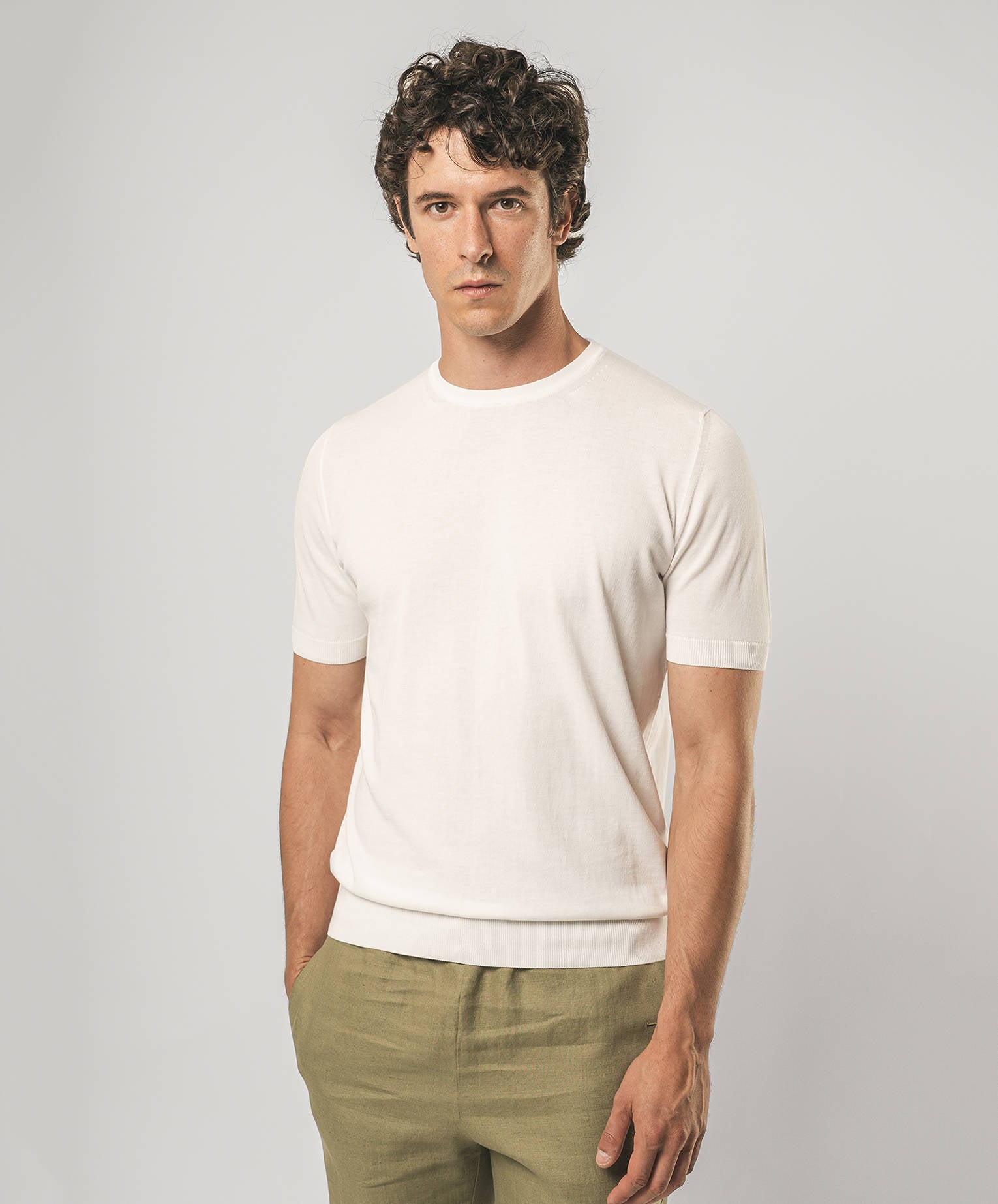 Sea Island T-Shirt Cannes Yellow Knitwear