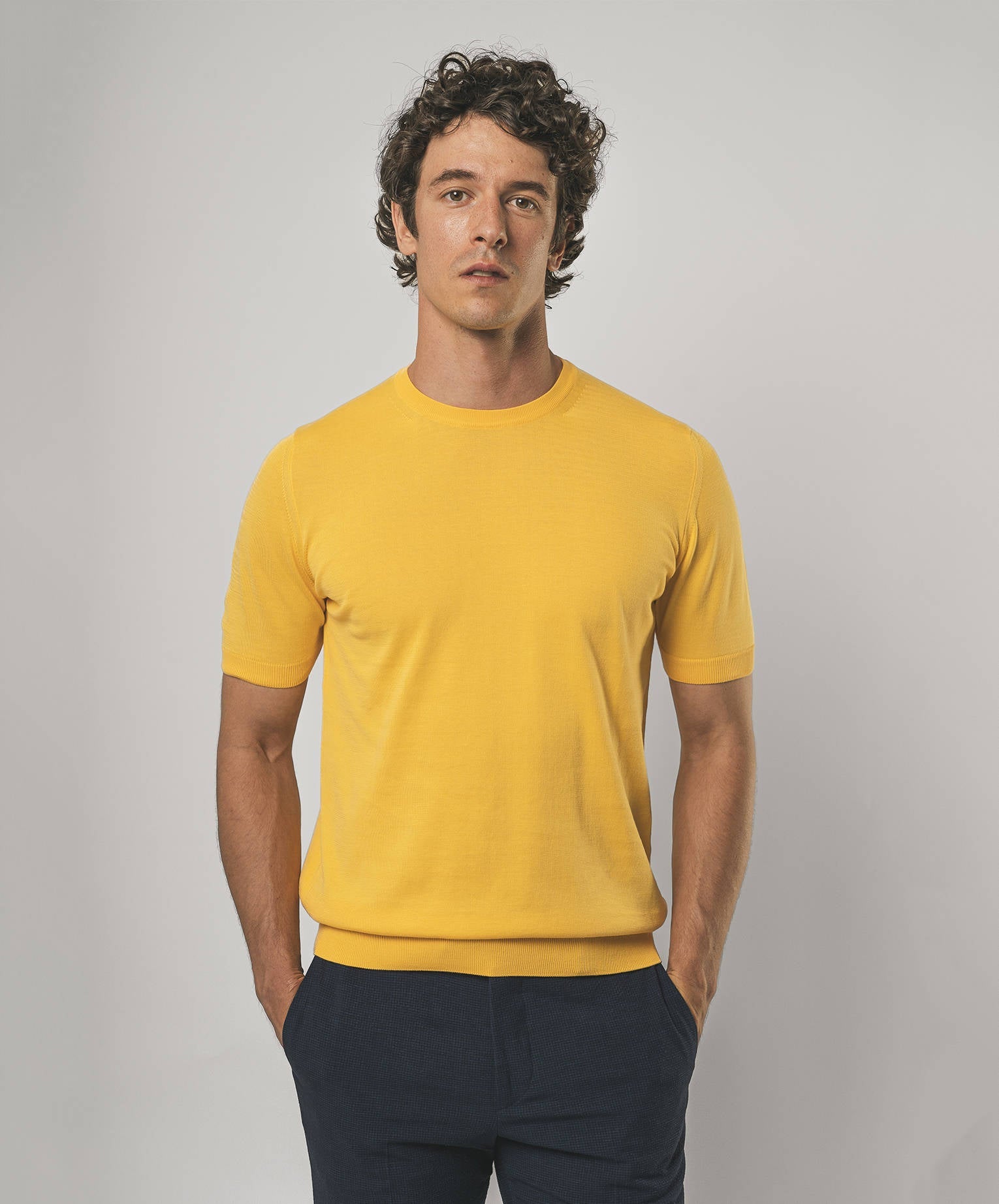Sea Island T-Shirt Cannes Yellow Knitwear