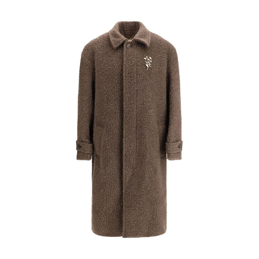 Golden Goose Inner 100% Viscose coat in brown