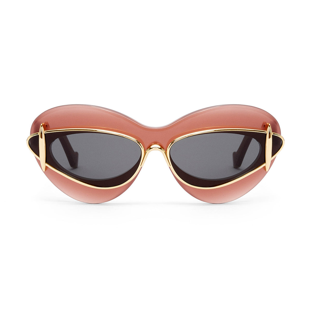 LW40119I DOUBLE FRAME 66a Rosa Acetato/ Metal Occhiali Sole
