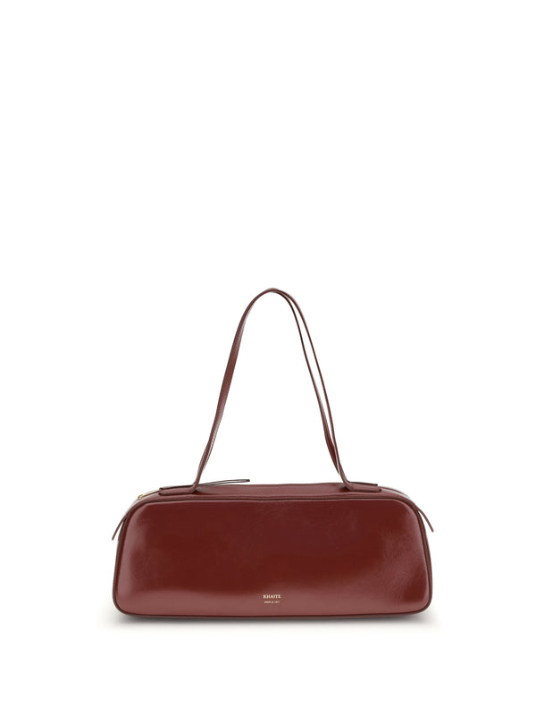 Khaite 100% Calf Leather Bos Taurus shoulder bag in red