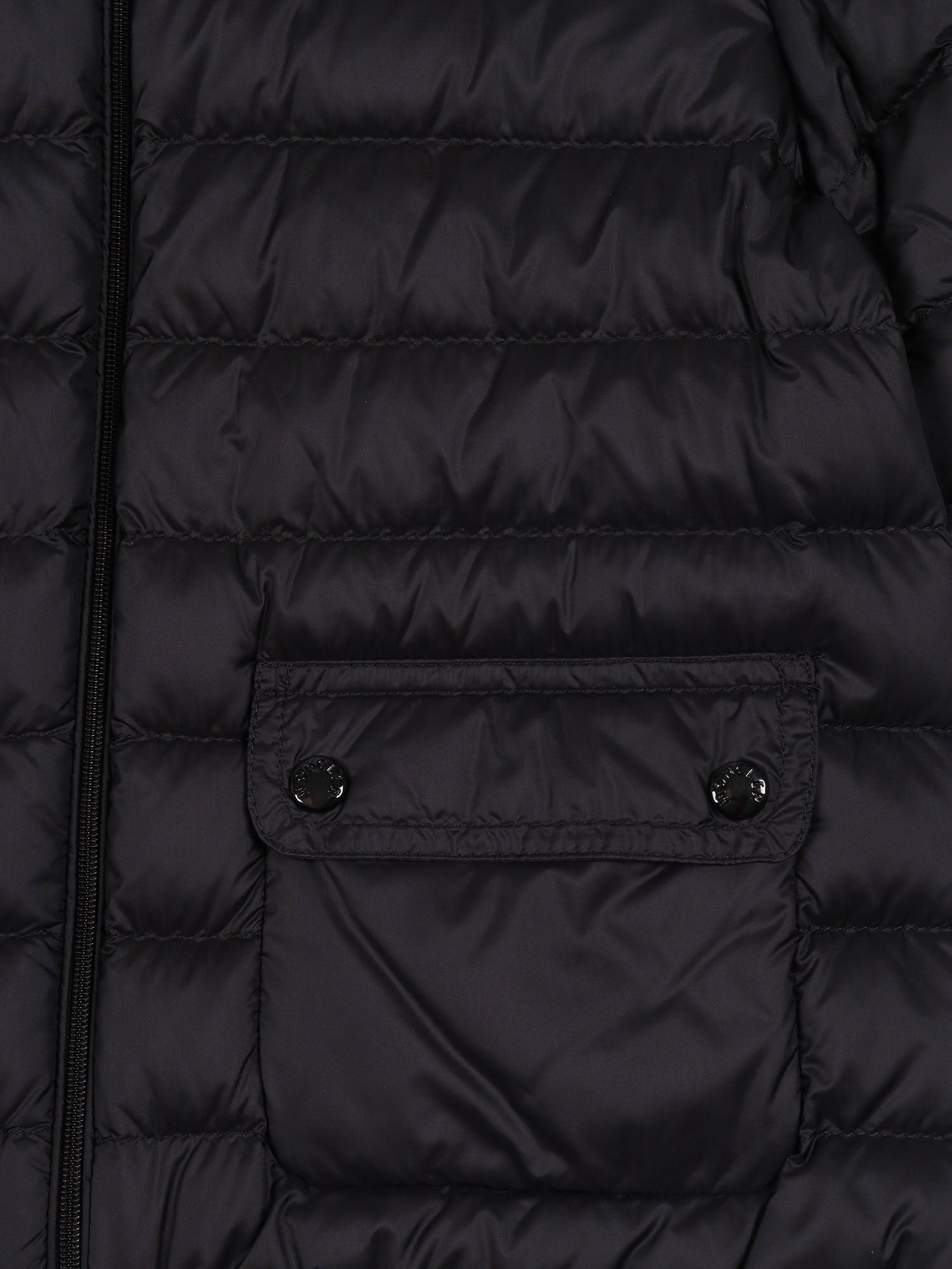 LANS JACKET Black Short Puffer