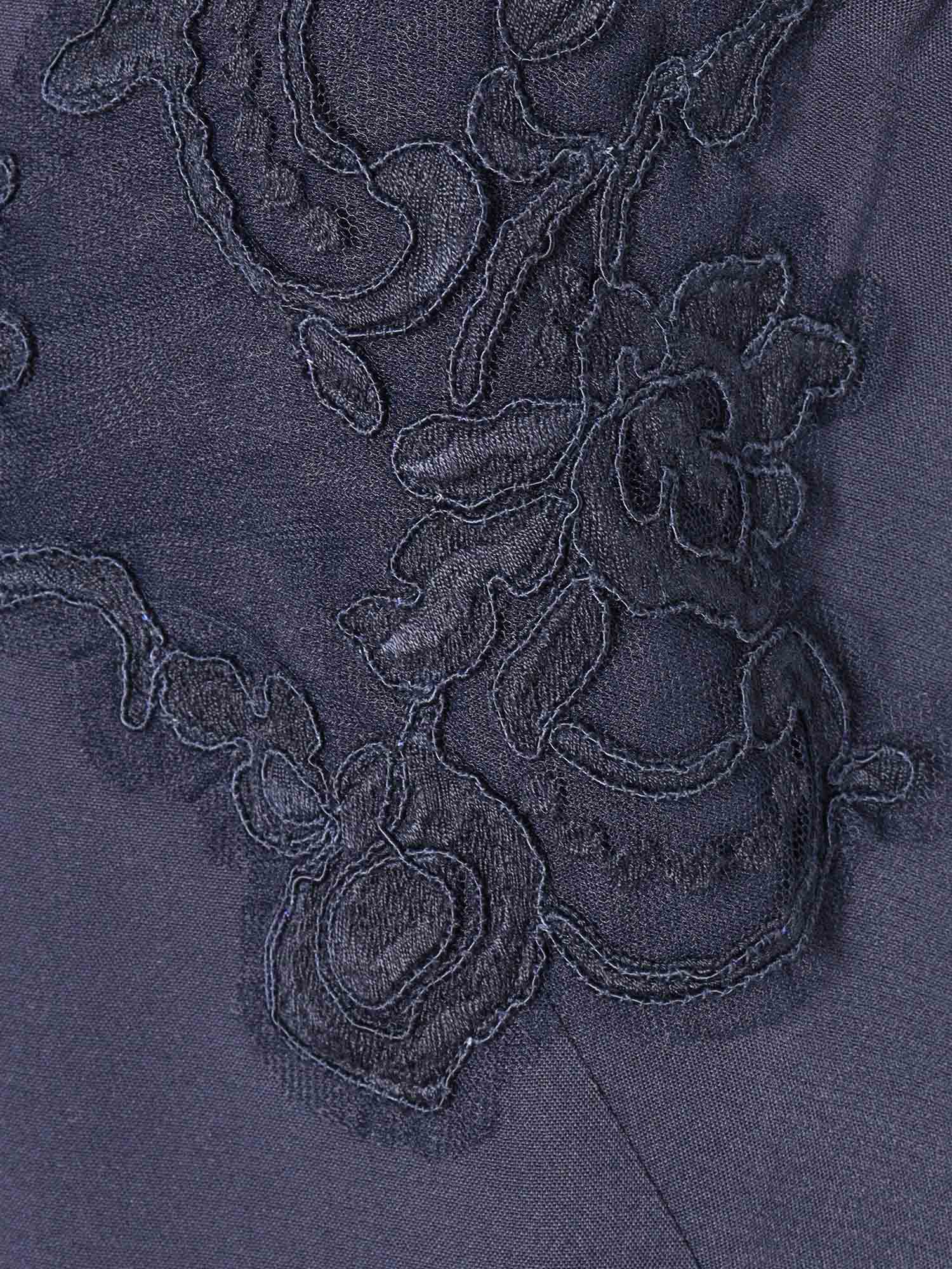 Blue Dress Acetate Viscose Elastane Midi