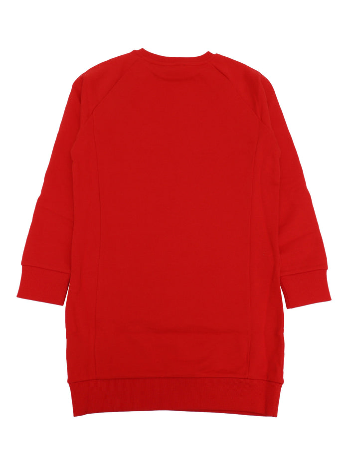 JERSEY DRESS Red Cotton