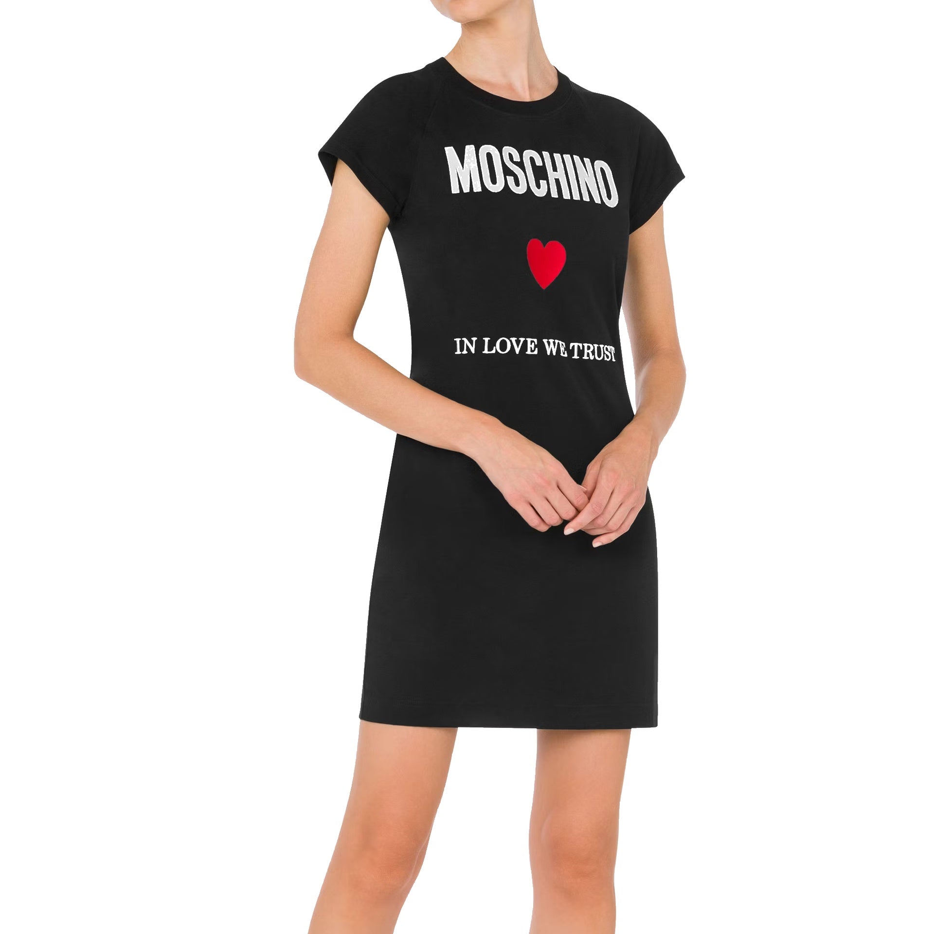 Couture Love We Trust Mini Dress Black Cotton