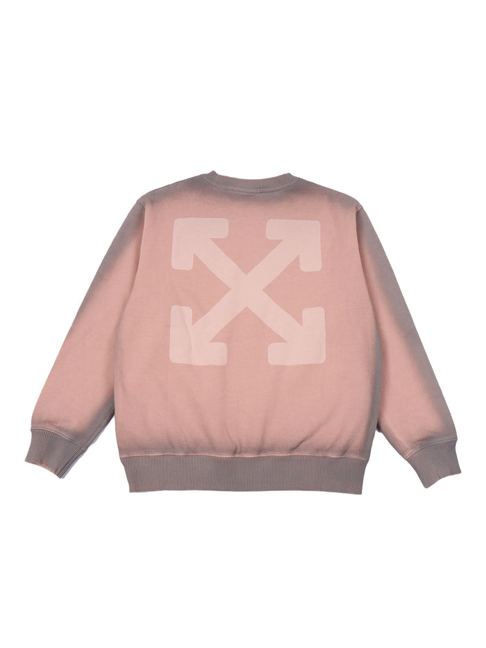 Garment Dyed Spray Crew Rose Pink - Soft Sweatshirt