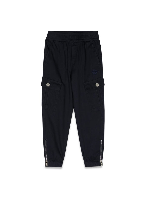 Trousers Informal Blue Cotton