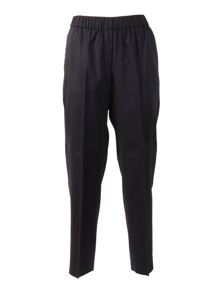 WOMAN TROUSERS Blue Pant