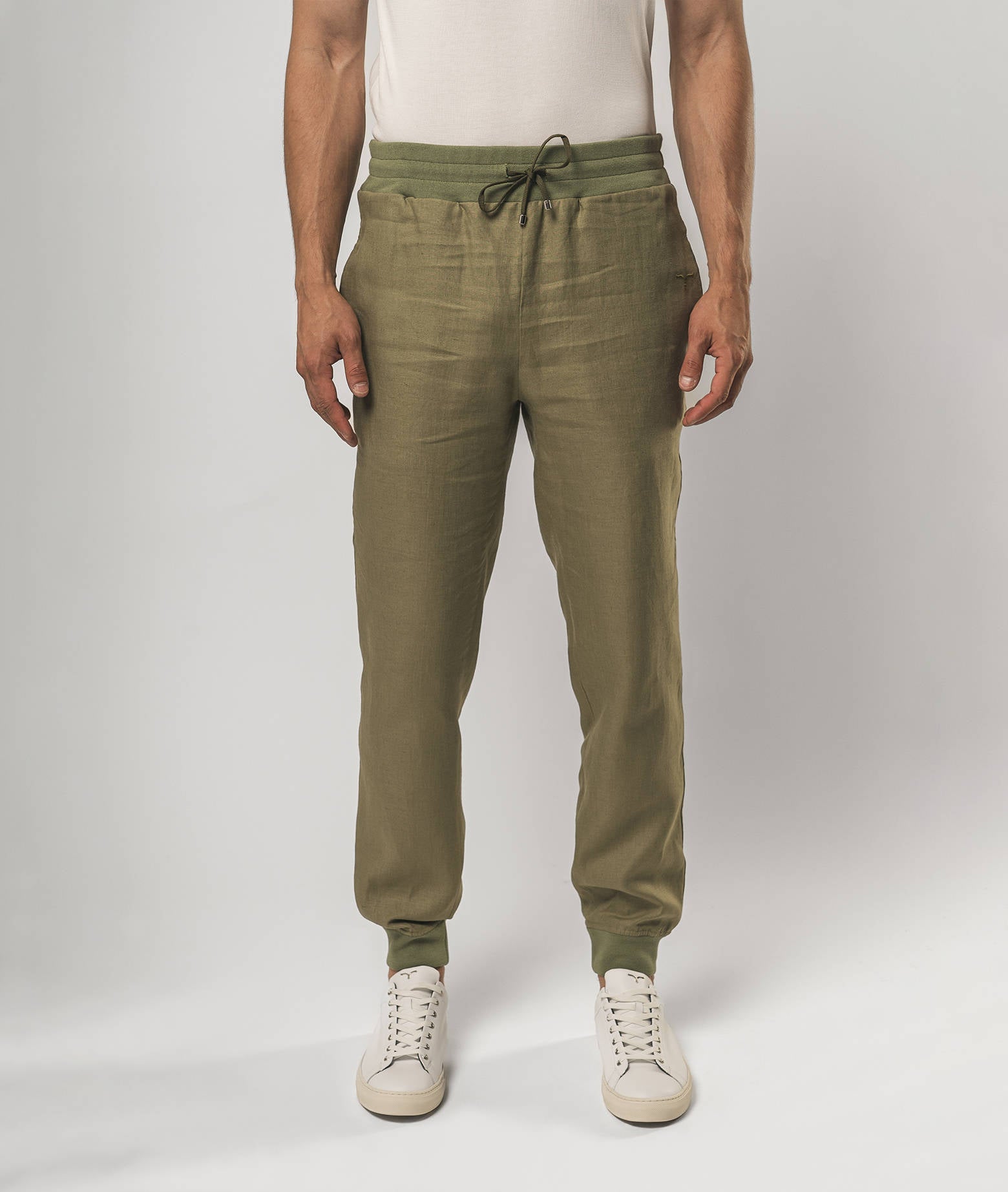 Linen Trousers Korfu White Sportswear