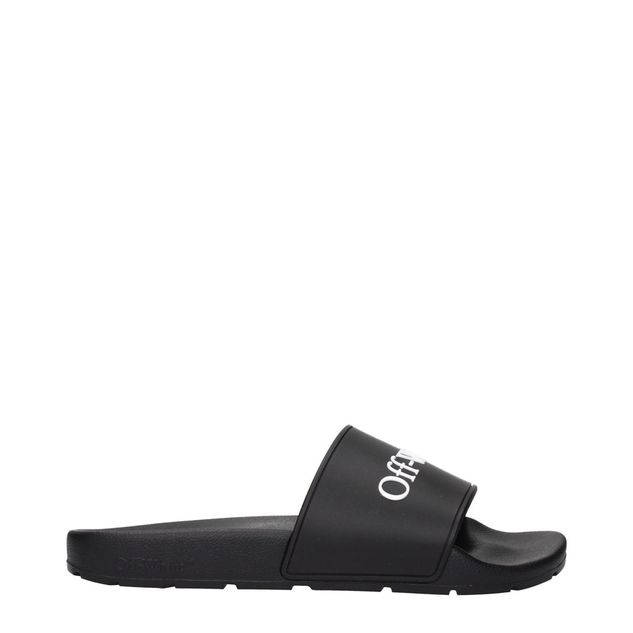 Off-White slider in black