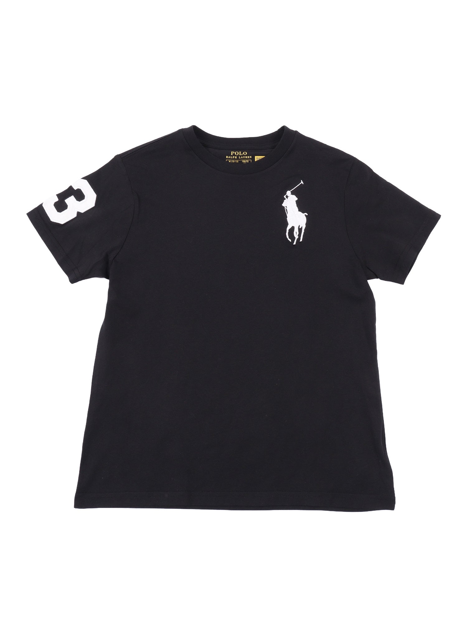 SS CN-TOPS-T-SHIRT Black Cotton Short Sleeves T-shirt