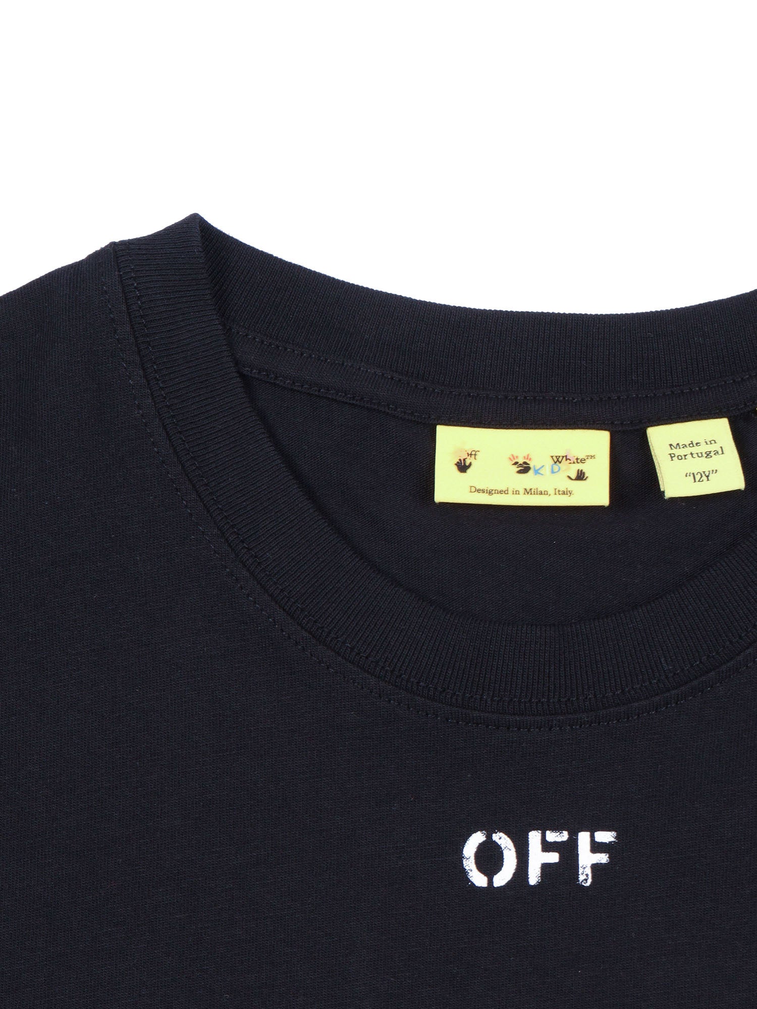ARROW PAINT TEE S-S Black Cotton Short Sleeves T-shirt