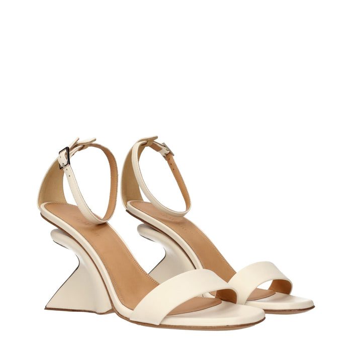 Off-White heel sandal in beige — view 2