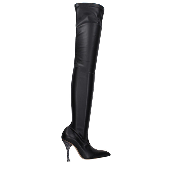 Off-White Eco leather boot in black