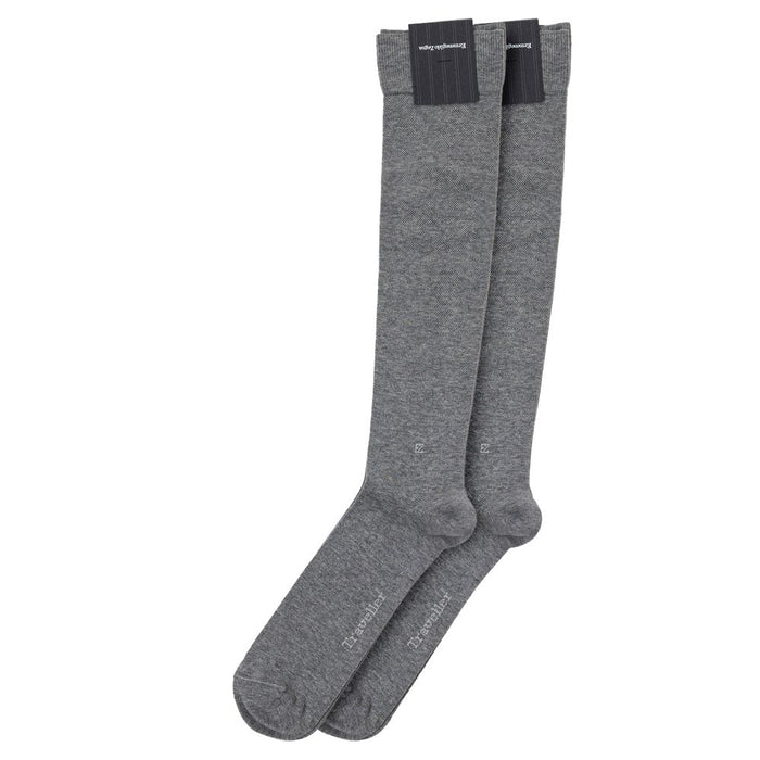 Zegna 78% cotton socks in gray