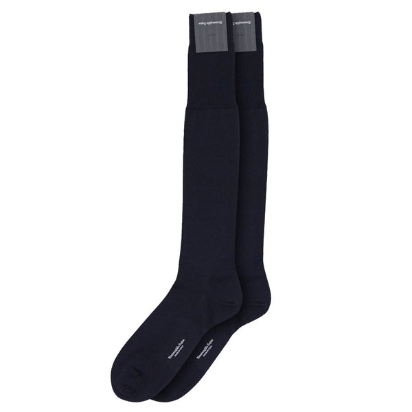 Zegna 75% Merino Wool socks in navy