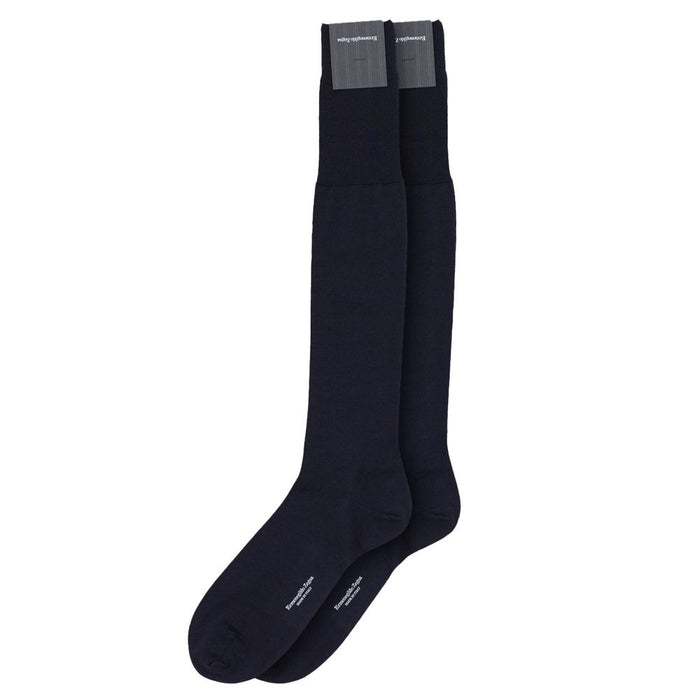Zegna 75% Merino Wool socks in navy