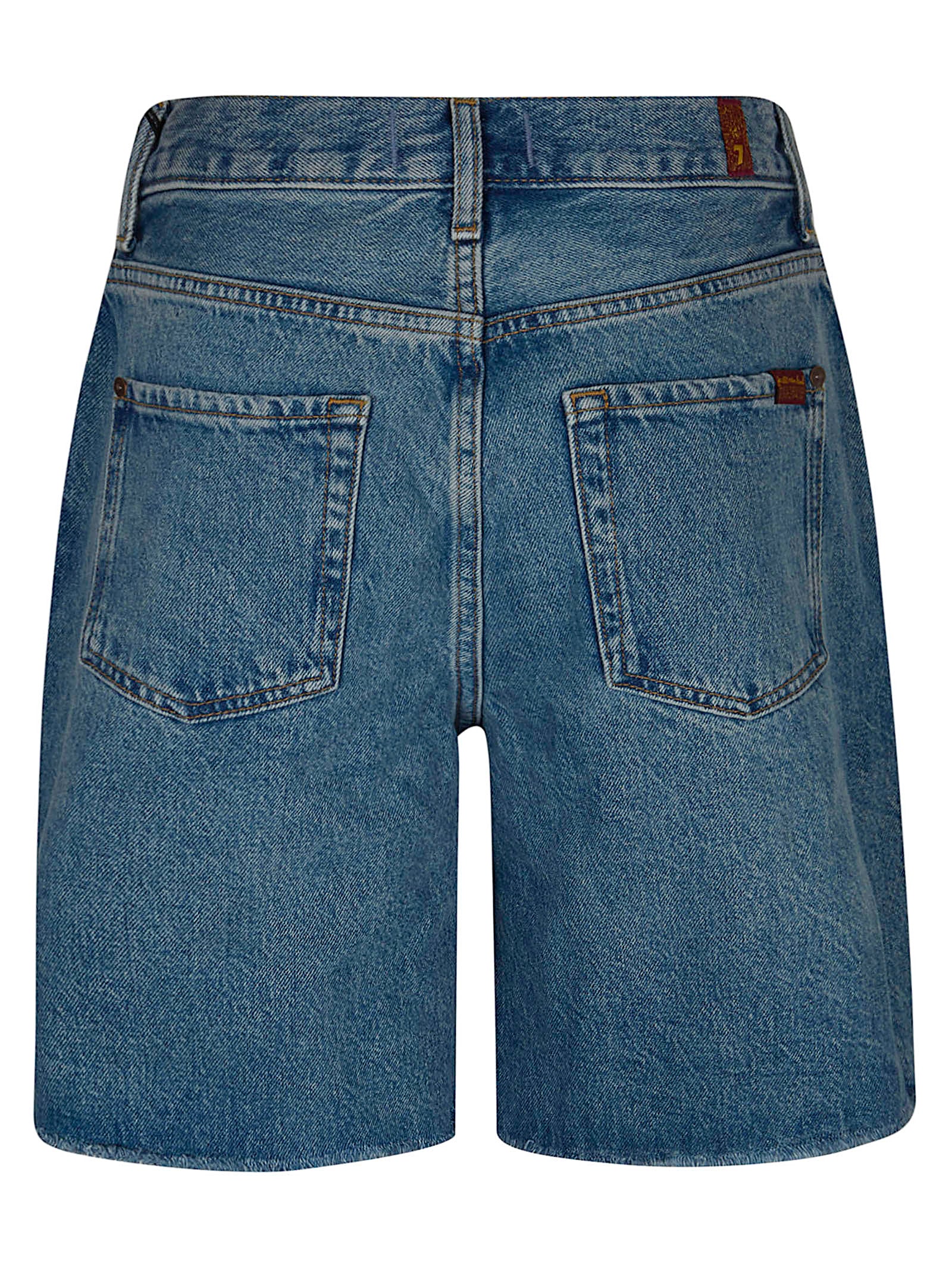 Lola Shorts Blue Cotton Jean