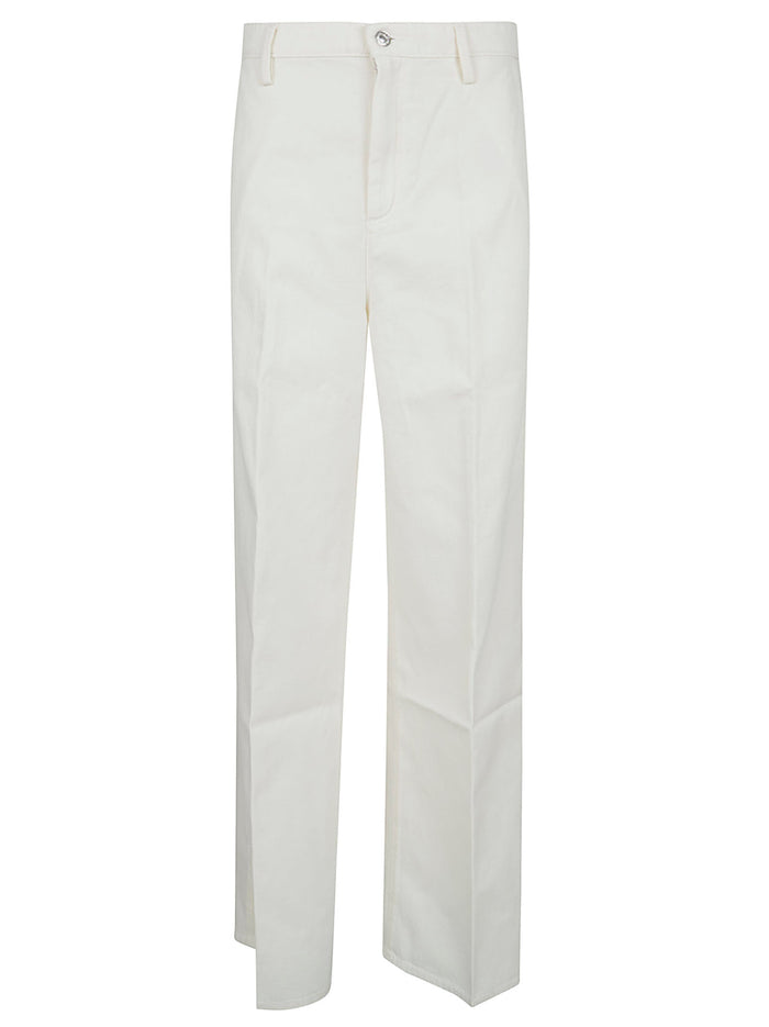 Wide Trouser Nude & Neutrals Cotton | Jean
