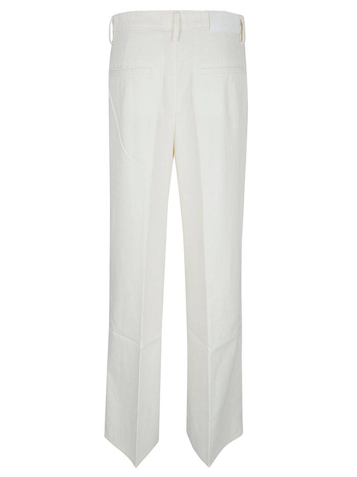 Wide Trouser Nude & Neutrals Cotton | Jean