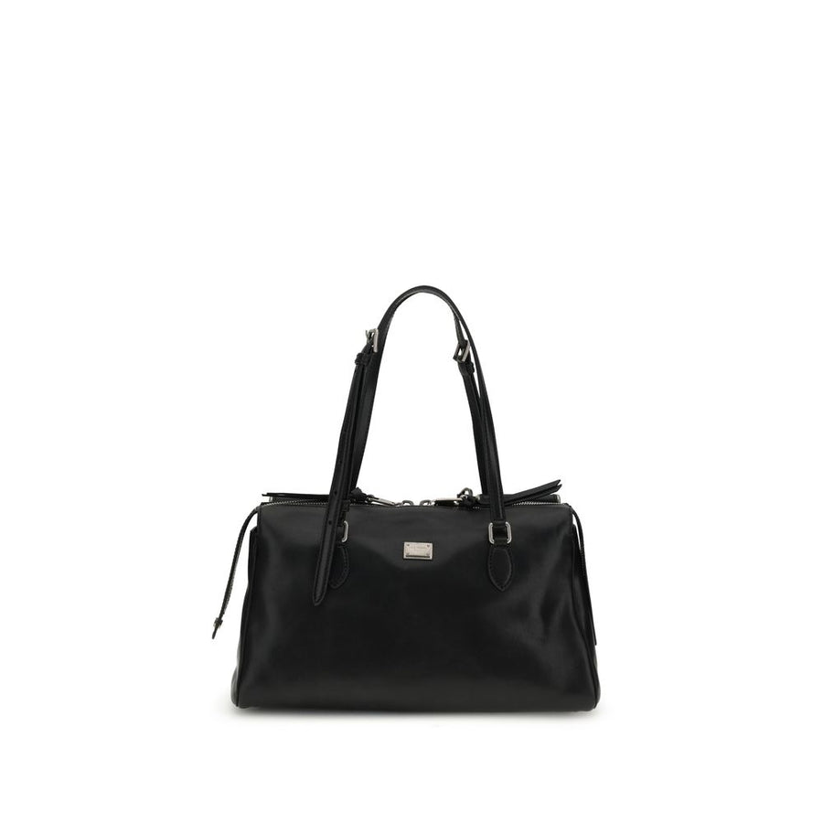 Dolce & Gabbana 100% Calf Leather Bos Taurus shoulder bag in black