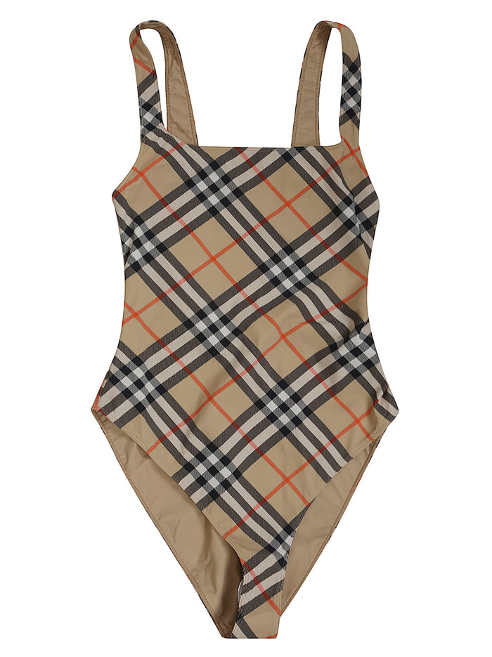 Sabina Chk W Swimwear Nude & Neutrals Polyamide (nylon) Elastane Costume