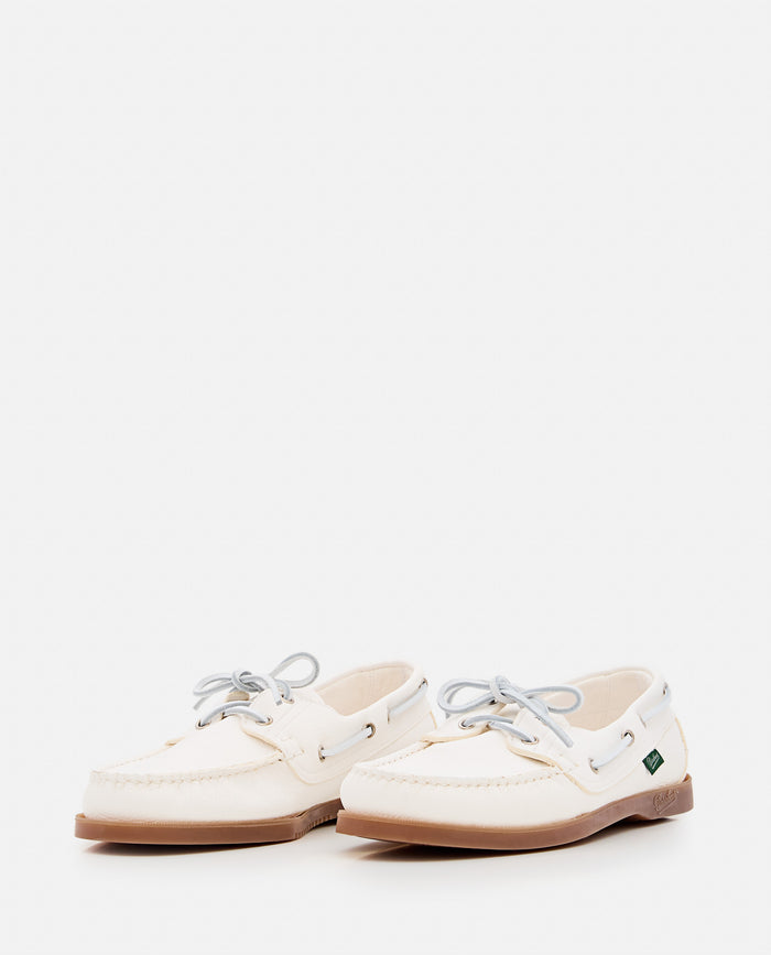 Paraboot Flat Shoes White Leather