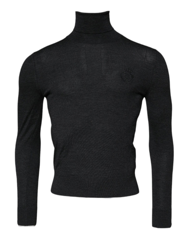 Dolce & Gabbana 100% Wool sweater in black