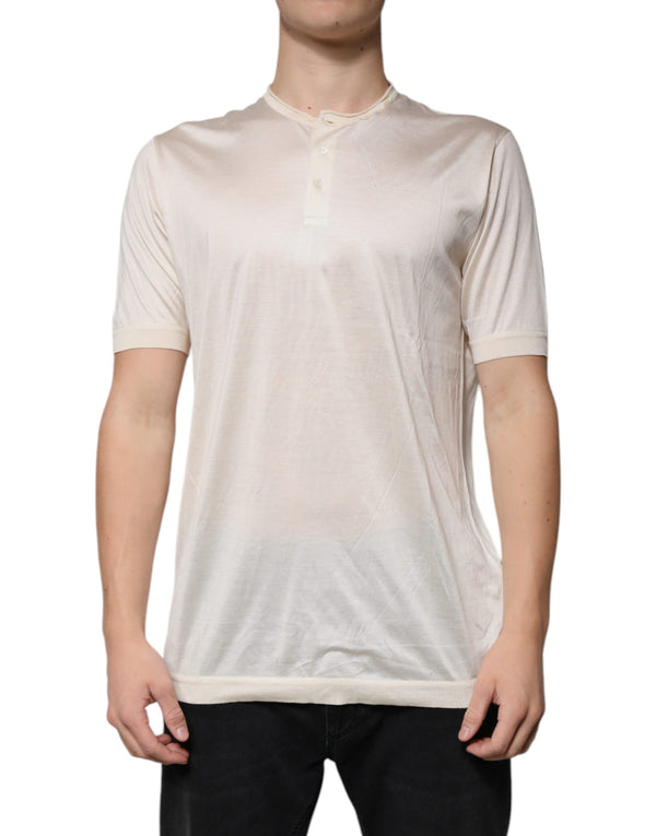 Dolce & Gabbana 100% Silk shirt in white