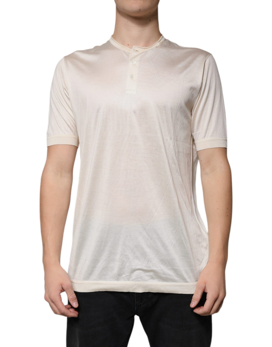 Dolce & Gabbana 100% Silk shirt in white