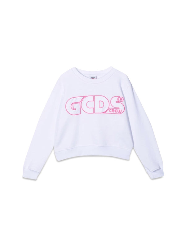 Sweatshirt Cropped White Cotton Sweatshirts