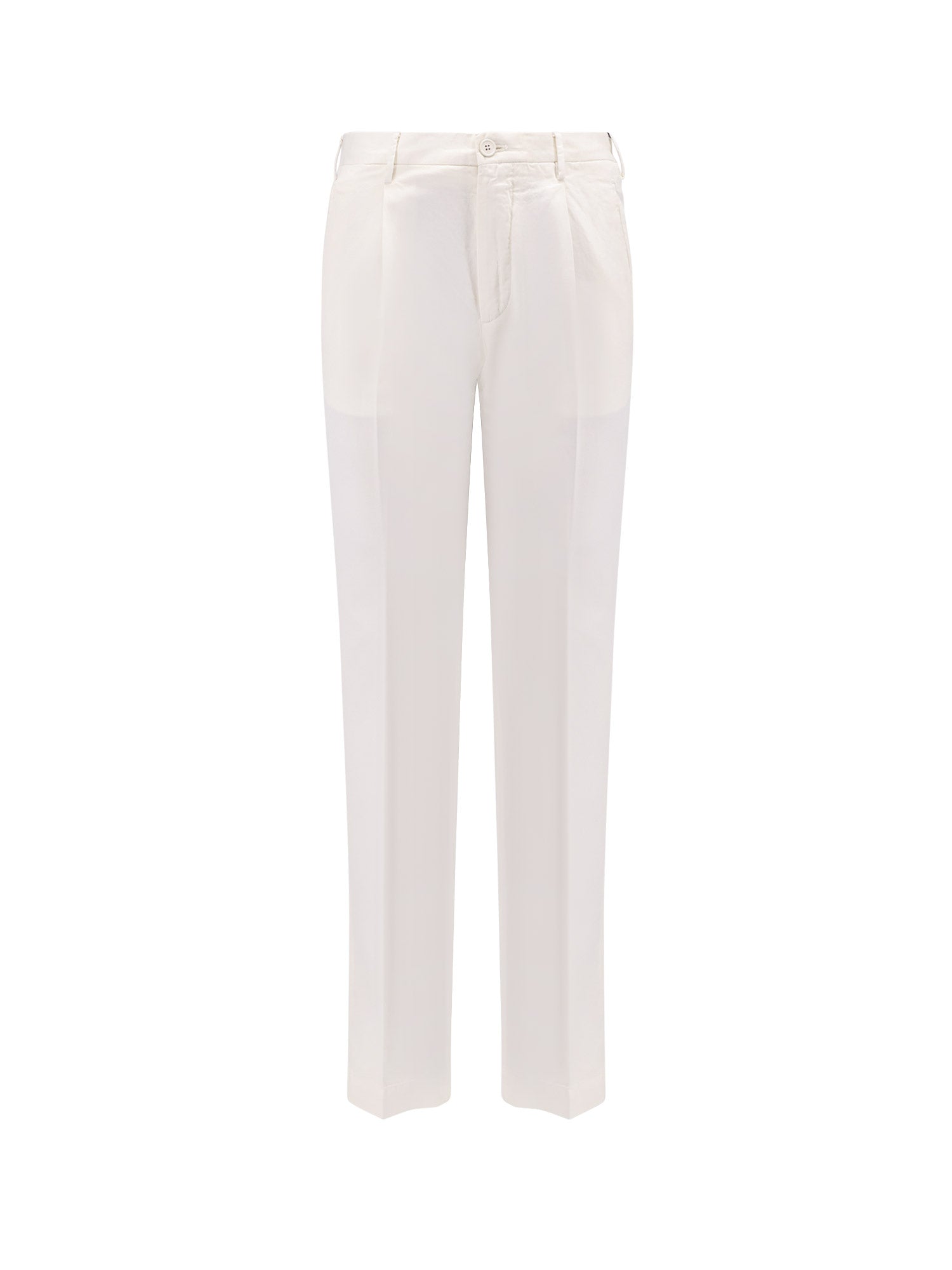 Incotex Rtw White Cotone Lino